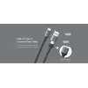 USB Type-C 2-in-1 cable Orsen S8, 5A, 1.5 m (fast charging/data)