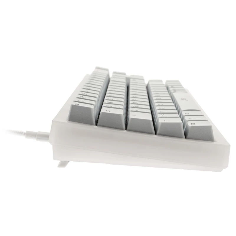 Mechanical TKL Gaming Keyboard XTRFY K5 RGB — tenkeyless, transparent/white