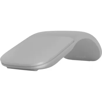 Microsoft Surface Arc Mouse - Mouse - optical - 2 Buttons - Wireless - Bluetooth 4.1 - Light Grey - commercial - for Surface Pro 7