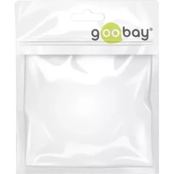Goobay Fibre Optic Cable, 1 m, Black - Toslink-Plug > Toslink-Plug 90°, Black (41594)