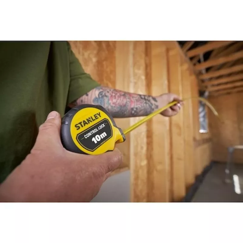 Stanley STHT37233-0 Control Lock Tape Measure, 10 m