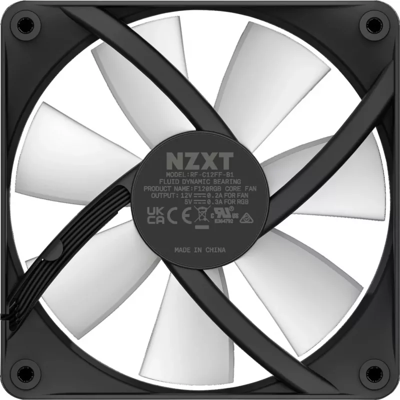 NZXT F120 RGB Core 120mm ARGB Case Fan