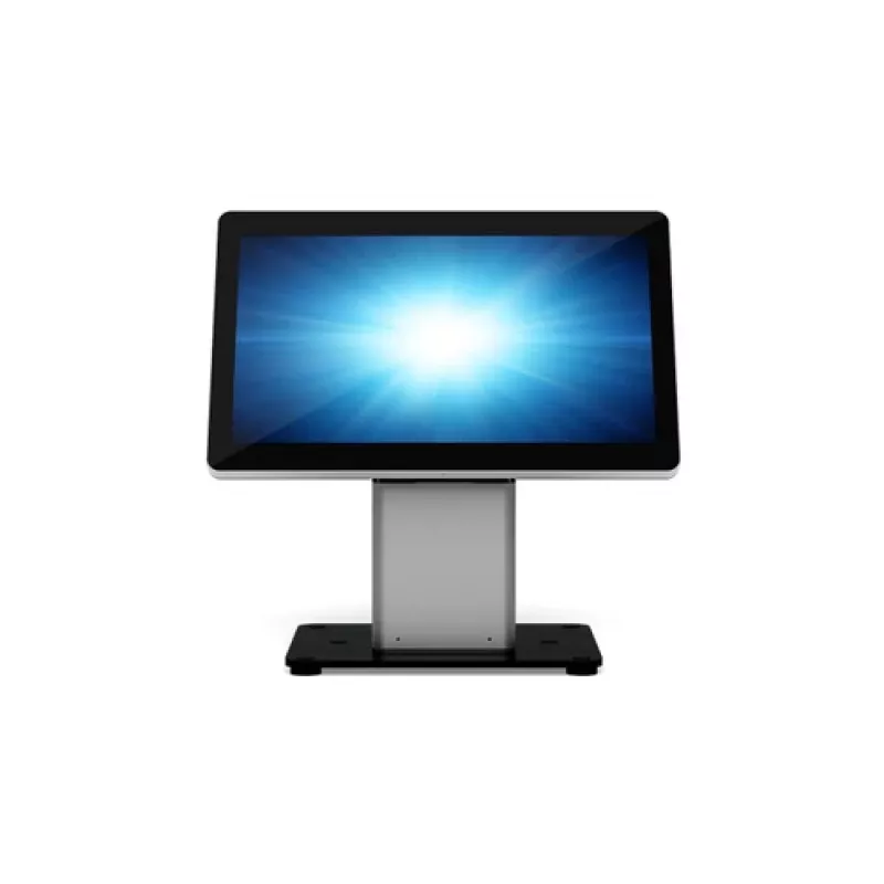 Elo Slim Self-Service Countertop Stand - Stand - for POS-Terminal - Black/Silver - for Elo 1502L, 2002L, 2202L, 2402L, 2702L, I-Series ESY15i2, ESY15i5, ESY22i2, ESY22i5 (E514693)