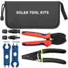 Qoltec Solar Tool Kit Compatible with MC4 Connectors | Crimping Tool + Stripping Pliers