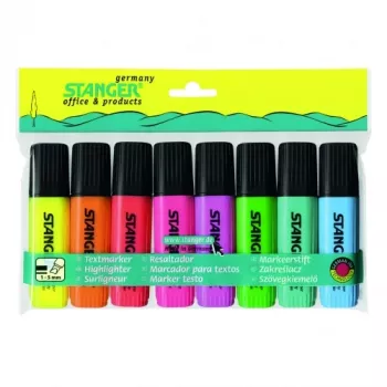 Marker Stanger 180007000 Multicolour 8 pcs