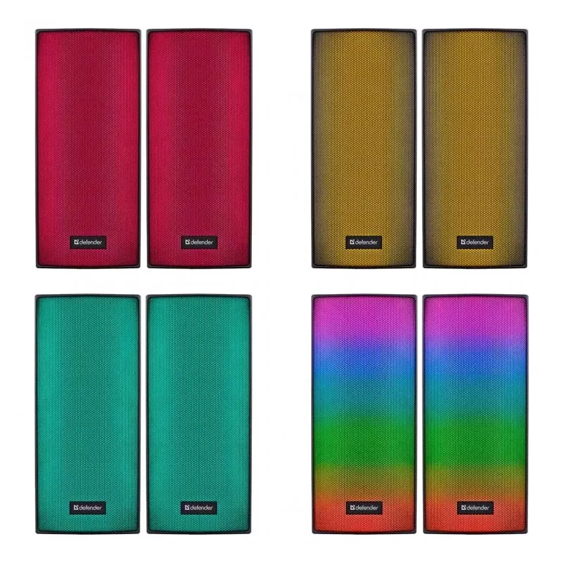 PC SPEAKERS SPITFIRE 2. 0 6W LED USB