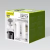 Electric kettle Maestro MR-022-WHITE, 2.2 L, 1850–2200 W, plastic housing, 360° base, anti-calc filter, water level indicator