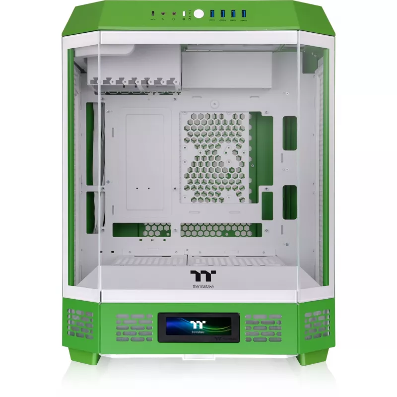 Thermaltake The Tower 600 Mid Tower ATX Case with Glass Panels (Green/White)