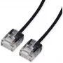 ROLINE UTP Patch Cable Cat.6A Ultra- kurzer RJ45 black 2m - Network - CAT 6a (21.15.4462)