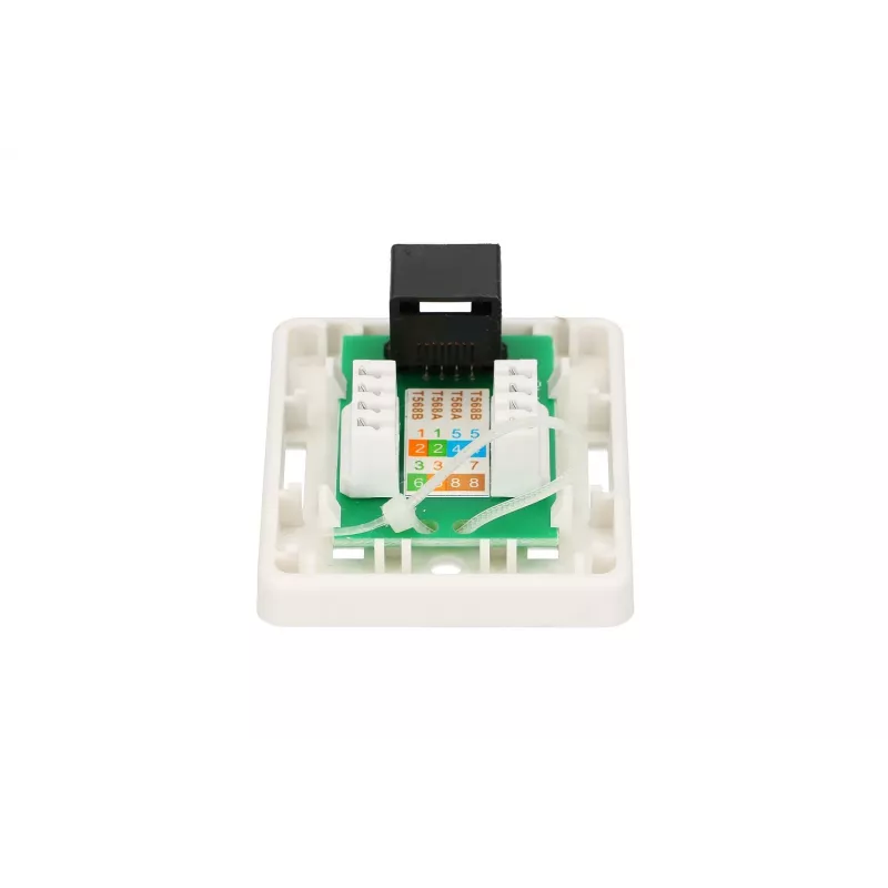 Extralink Surface Socket, 1x RJ45 CAT5E UTP