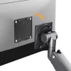 Maclean MC-968 Double Arm Monitor Mount with Gas Spring 17-57 27 kg Heavy Duty Sturdy Full Motion Holder Bracket Max VESA 200x200