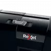 Paper shredder REXEL Secure X8 — cross-cut P-4, 4x40 mm, 8-sheet capacity, 14 L bin, black