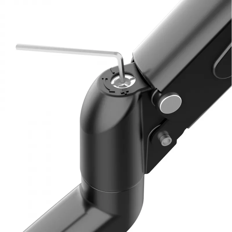 Maclean MC-860N Monitor Mount, with Gas Spring, 13-27, 8 kg, Black