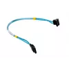 SATA cable Supermicro CBL-0186L 4x round 0.56 m, SATA I, straight male–male, black/blue/white