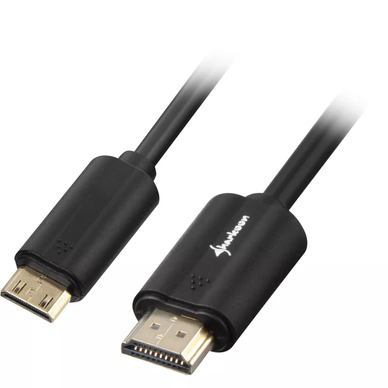 Adapter Cable HDMI Plug > mini HDMI Plug (black, 3 Meter, HDMI 4K)