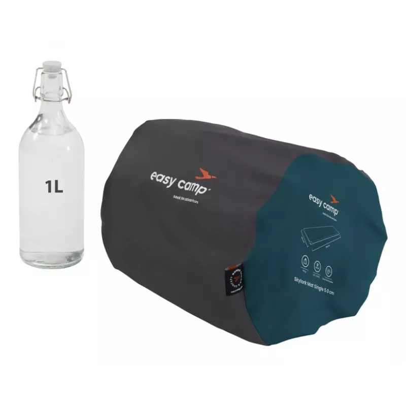 Single mattress Easy Camp Skylark Mat 5.0 cm — Polyester, 2000×600×50 mm, Blue