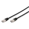 Network Cable Digitus CAT 5e SF/UTP Patch Cord Black 3m
