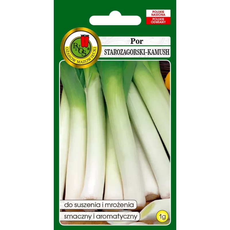 Seeds Seklos LT Leek Starozagorski Kamień — vegetable seeds, packet 1 g
