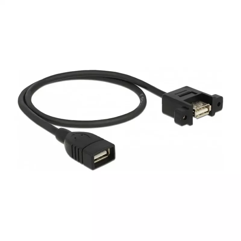 USB cable DeLOCK 85459 USB 2.0 0.5 m Black