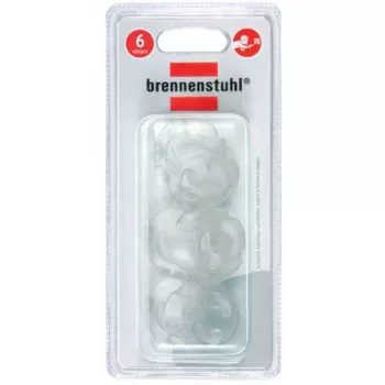 Brennenstuhl 1164480 transparent socket safety covers, 6 pcs
