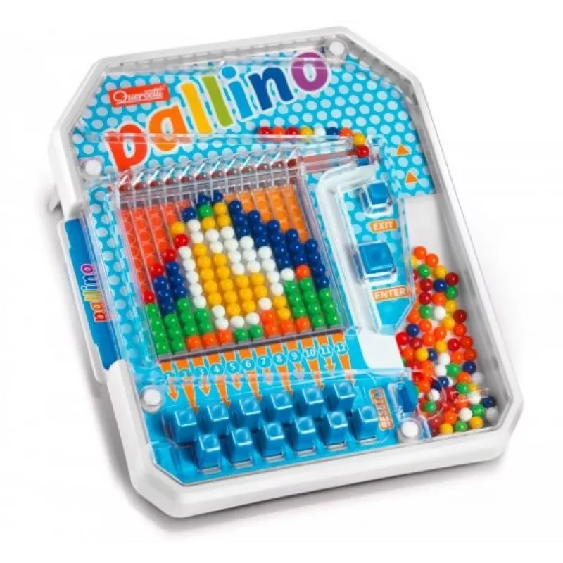 Educational construction toy Dante Quercetti 01020 for ages 4–8, multicolour