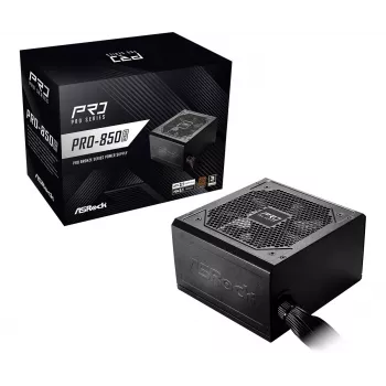 Power supply ASRock Pro Series PRO-850B 850W ATX 80+ Bronze, black