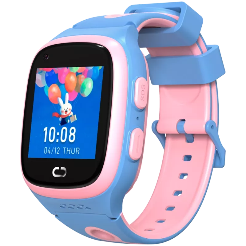 Canyon Kids Watch ZEFIR KW-49 E-SIM 4G GPS WiFi Video Music Games English learning, Pink&Blue