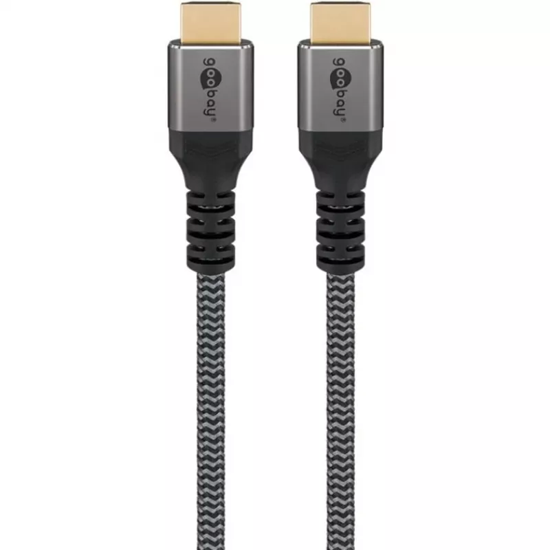 Goobay 65263 HDMI-Cable 5 m HDMI Type A (Standard) Grey (65263)