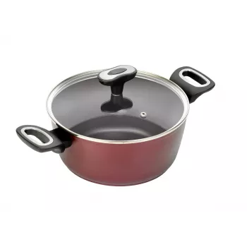 Soup Pot JATA CF924 4L Red Aluminium