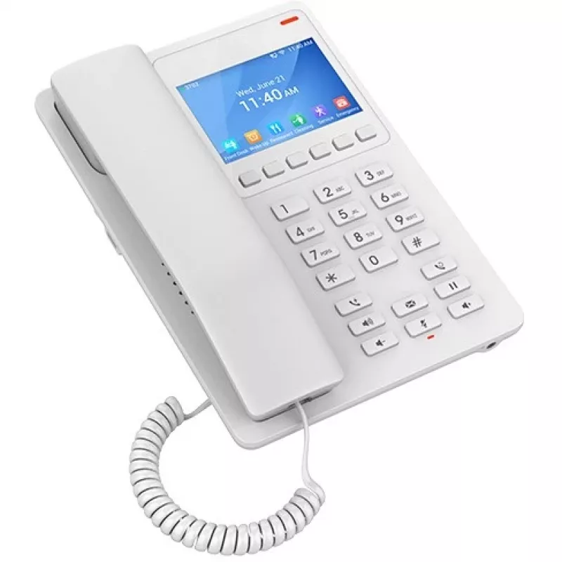 IP Phone Grandstream Networks GHP630 White 2 lines LCD Wi-Fi