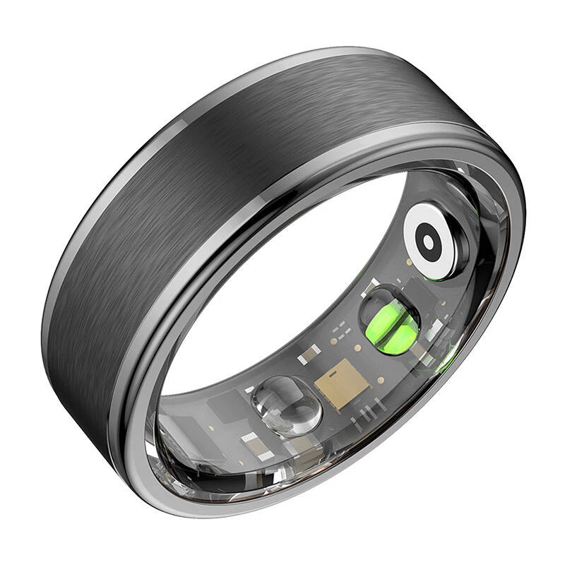 Smart ring Colmi R03 18.9 mm size 9 Black — wearable health & notification device