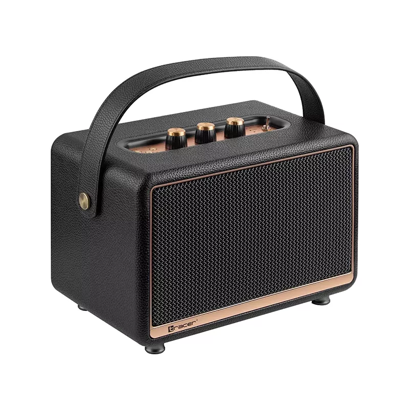 Stereo Portable Speaker Tracer M30 TWS BT Black, Gold