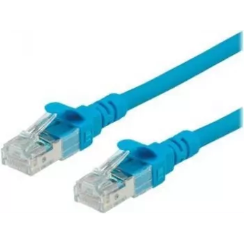 ROLINE - Patch-Cable - RJ-45 (M) to RJ-45 (M) - 5 m - UTP - CAT 6a - Halogen-Free, Moulded, Stranded - Blue (21.15.2745)