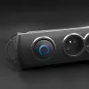 Surge Protector Qoltec 50113 Black 8 AC outlets 230 V 1.8 m
