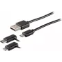 USB cable S/CONN 14-15035 USB 2.0 2 m Black
