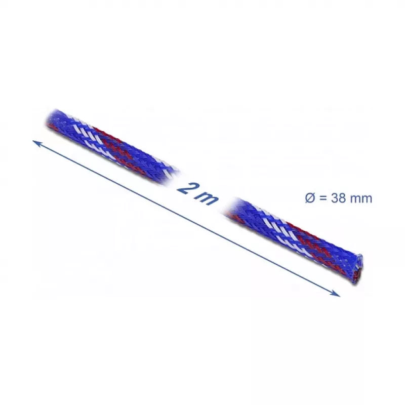 Cable Sleeve DeLOCK 20756 Blue Red White