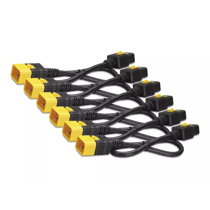 APC Power Cord Kit (6 ea), Locking, C19 to C20, 1.8m, Blue, 1.8 m, C19 coupler, C20 coupler
