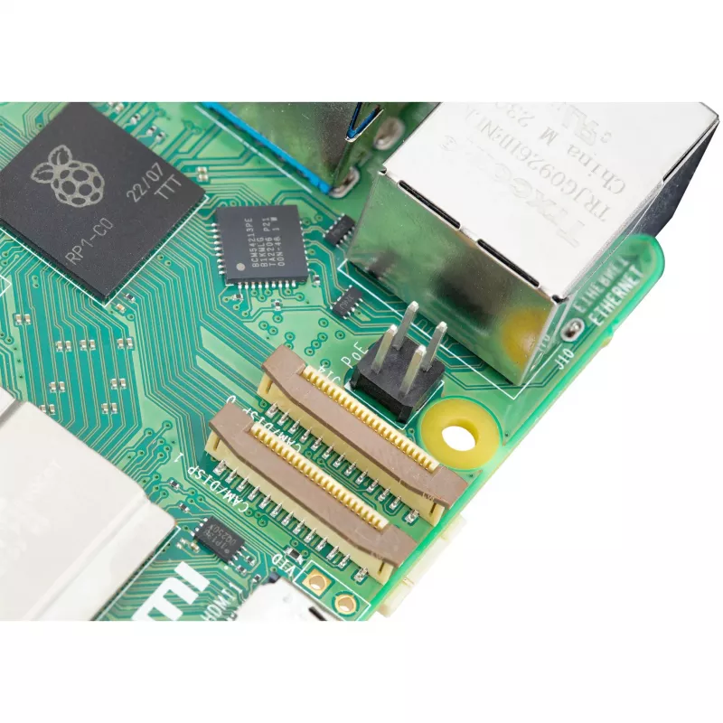 Single-board computer Raspberry Pi 5 development board — 2400 MHz Arm Cortex-A76, up to 16 GB LPDDR4x, MicroSD, USB 3.2, Wi‑Fi 5