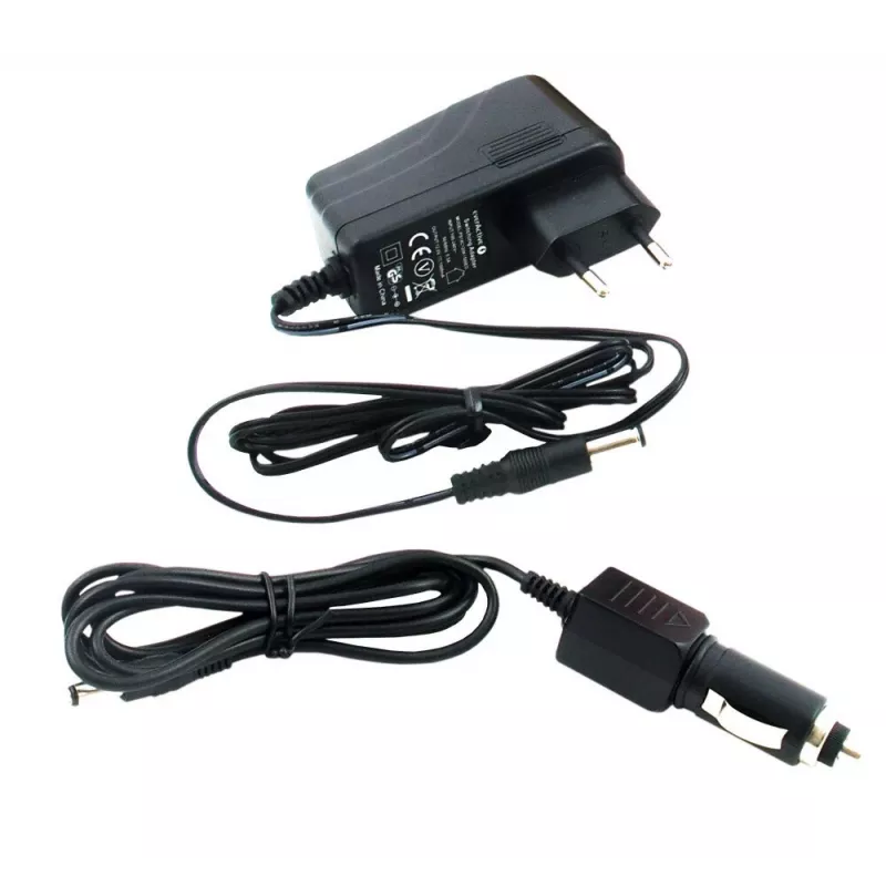 Battery charger everActive NC-1200 — universal 12-battery charger for AA/AAA, 12 V input, black