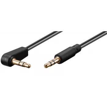 Microconnect AUDLL05A audio cable 0.5 m 3.5mm Black