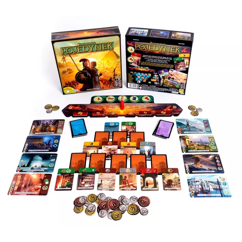 Board game 7 WONDERS OF THE WORLD - DUEL (POLISH VERSION)