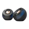 CREATIVE Pebble X 2.0 USB-C computer speakers with adjustable RGB lighting Bluetooth 5.3 USB-audio up to 15 W RMS power for PC and Mac