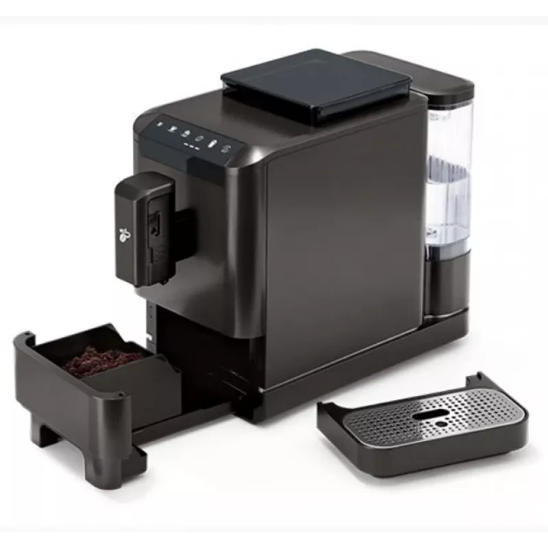 Espresso machine Tchibo Esperto2 Milk black — integrated milk frother, countertop automatic espresso maker