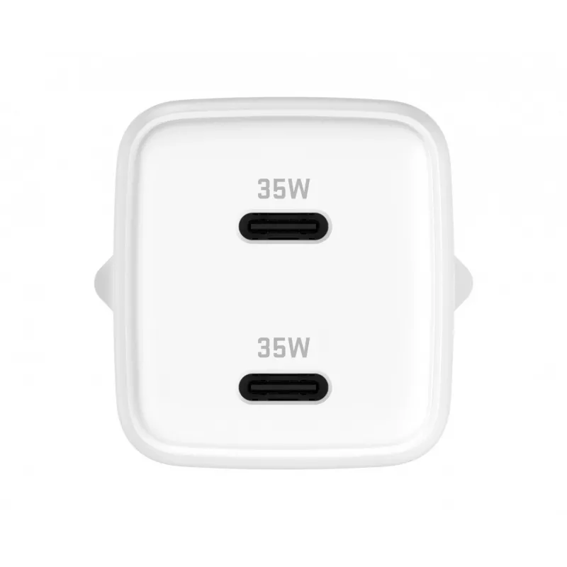 Wall USB-C Charger YENKEE G35D 2x18W Power Delivery 3.0 3A