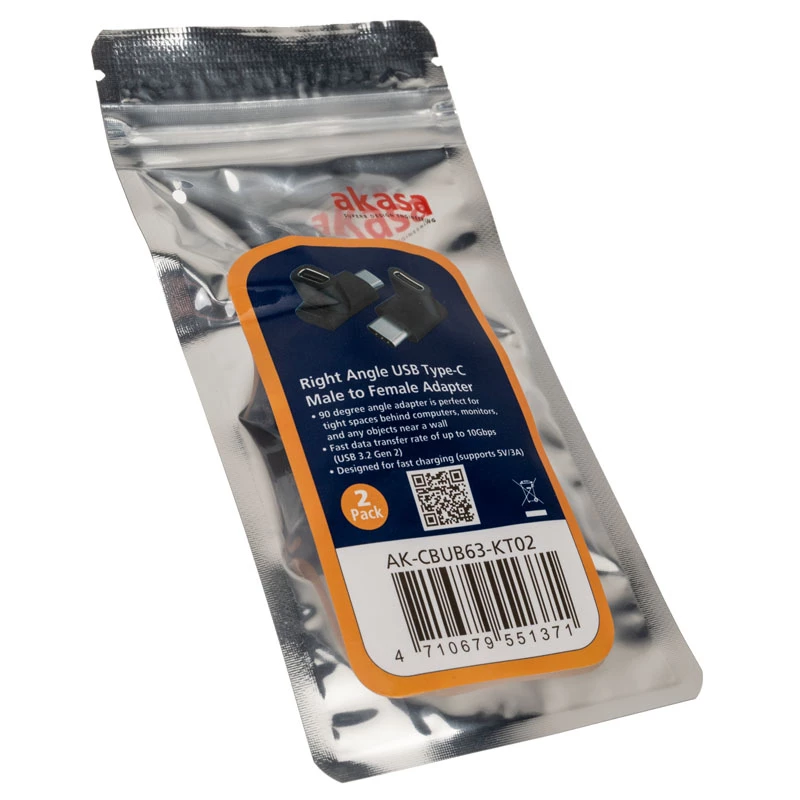 Cable gender changer USB Type-C Akasa AK-CBUB63-KT02