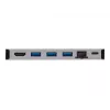 USB-C Dock - 4K HDMI, USB 3.2 Gen 1, USB-A Hub, GbE, Memory Card, 100W PD Charging, Detachable Cord U442-DOCK5D-GY