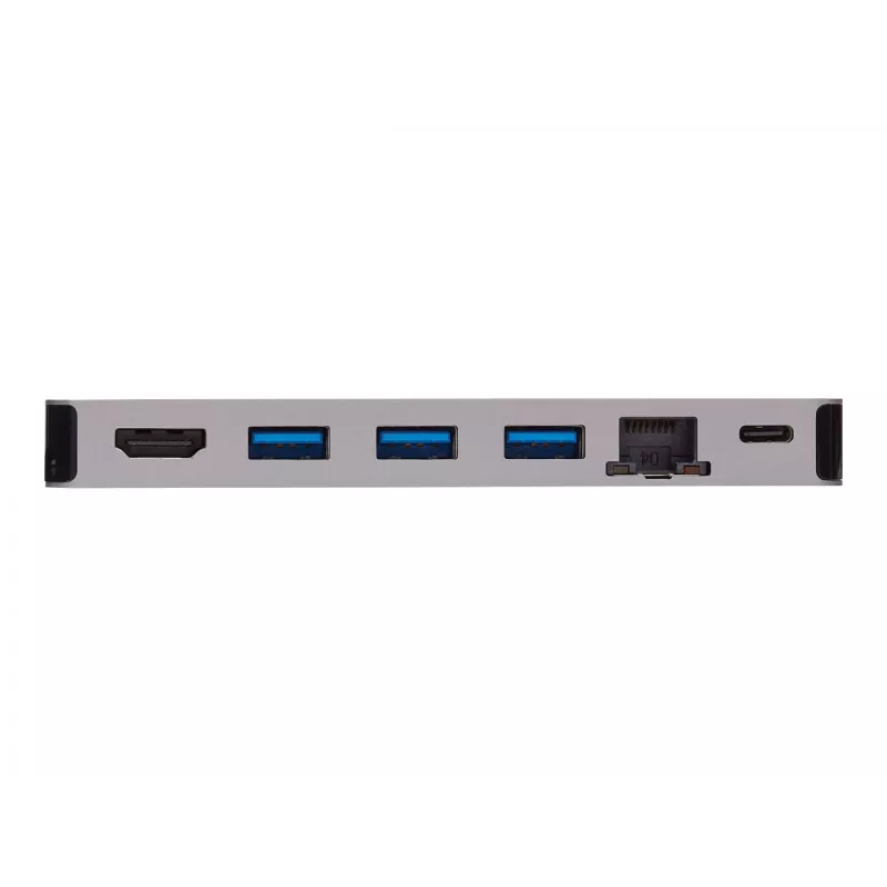 USB-C Dock - 4K HDMI, USB 3.2 Gen 1, USB-A Hub, GbE, Memory Card, 100W PD Charging, Detachable Cord U442-DOCK5D-GY