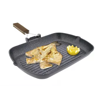 Grill pan JATA GP35 Kilimanjaro Rectangular