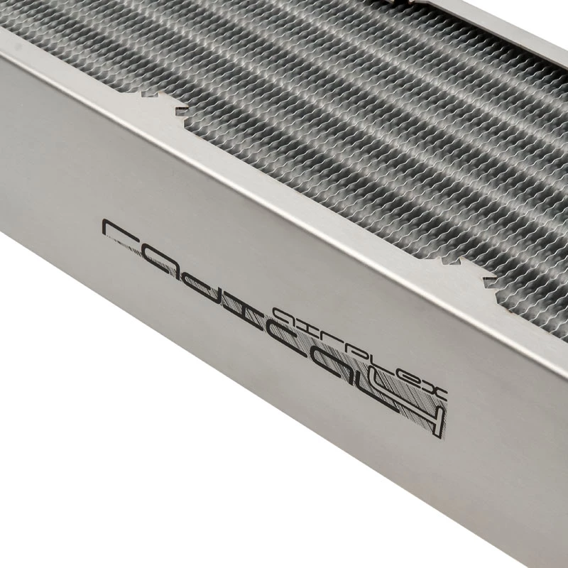 Radiator Aqua-Computer airplex radical 4/360 — Aluminium/Copper/Stainless steel, 400×140×73 mm