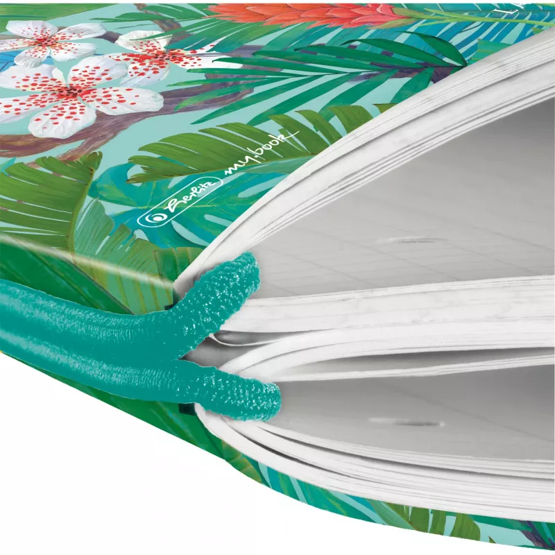 Writing Notebook Herlitz Ladylike Jungle A4 80 Sheets Green Multicolour